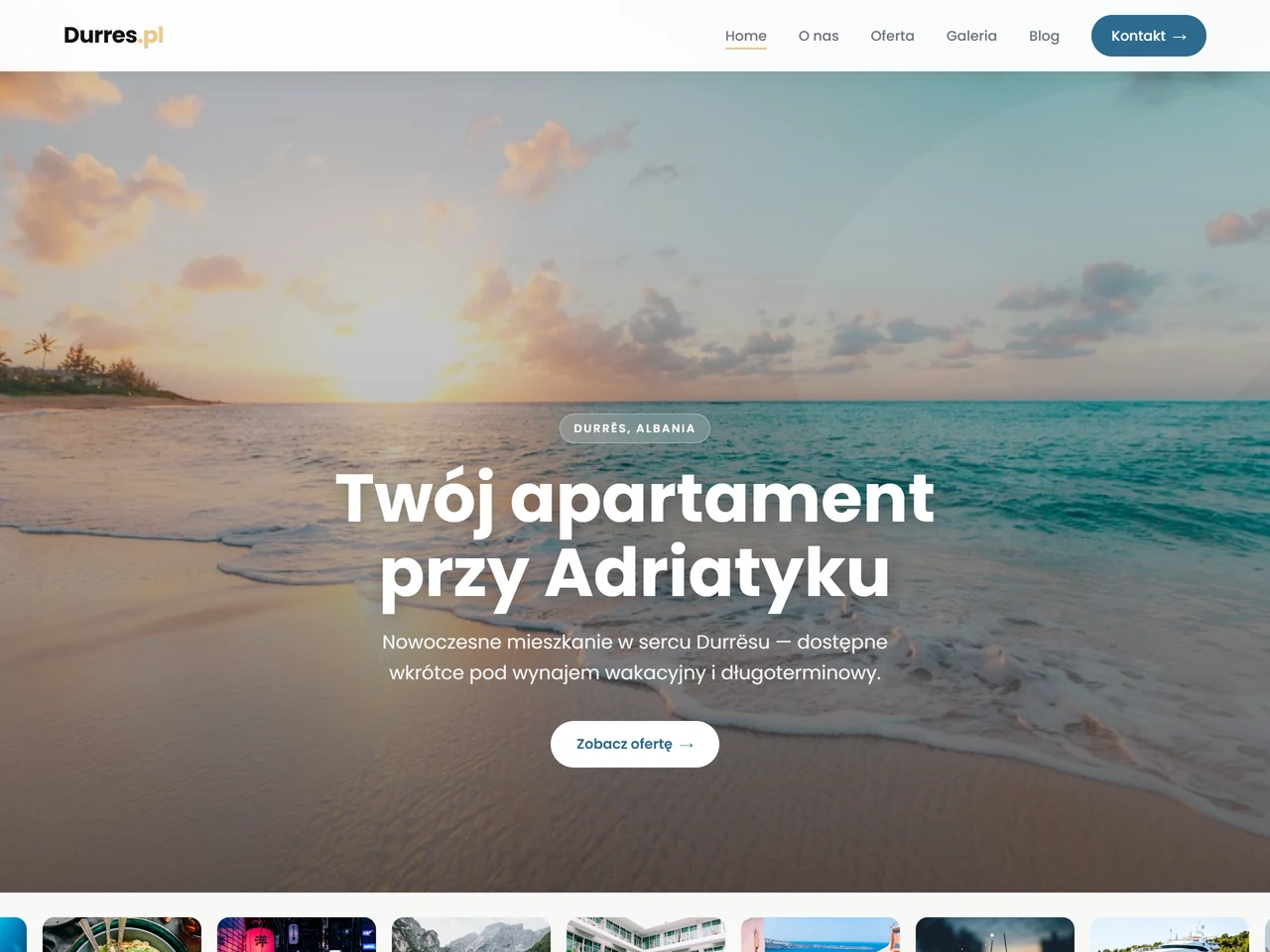 Wizualizacja — Durres.pl — apartament w Albanii
